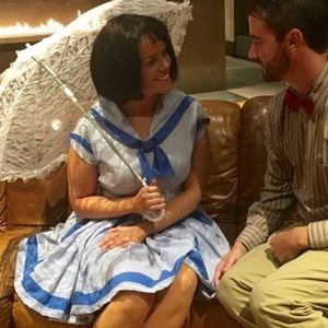 Halloween costume, can be a sailor dress as well